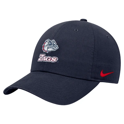 Men's Nike Navy Gonzaga Bulldogs Club Adjustable Hat