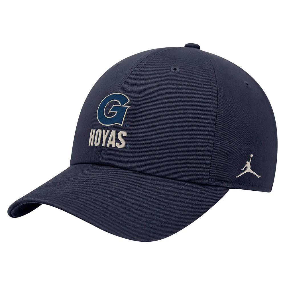 Men's Nike Navy Georgetown Hoyas Club Adjustable Hat