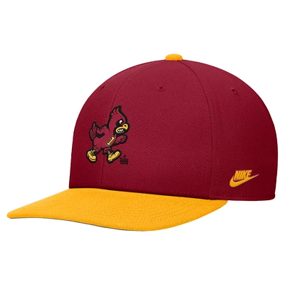 Men's Nike Cardinal Iowa State Cyclones Vintage Snapback Hat