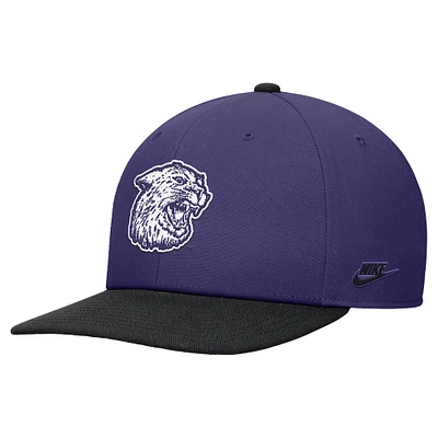 Men's Nike Purple Kansas State Wildcats Vintage Snapback Hat