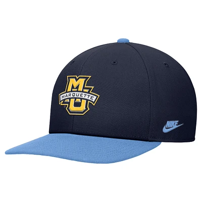 Men's Nike Navy Marquette Golden Eagles Vintage Snapback Hat