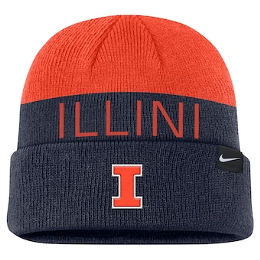 Men's Nike Navy Illinois Fighting Illini Terra Cuffed Knit Hat