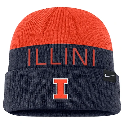 Men's Nike Navy Illinois Fighting Illini Terra Cuffed Knit Hat