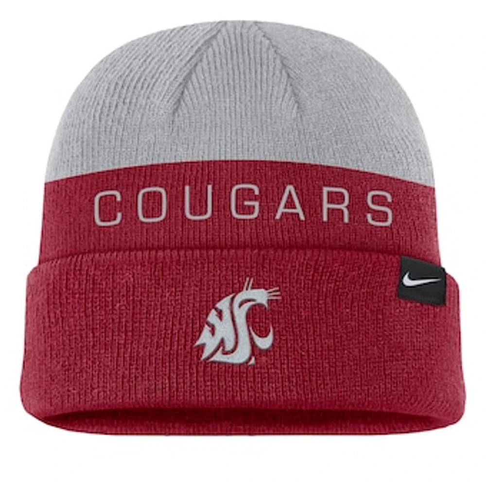 Men's Nike Crimson Washington State Cougars Terra Cuffed Knit Hat