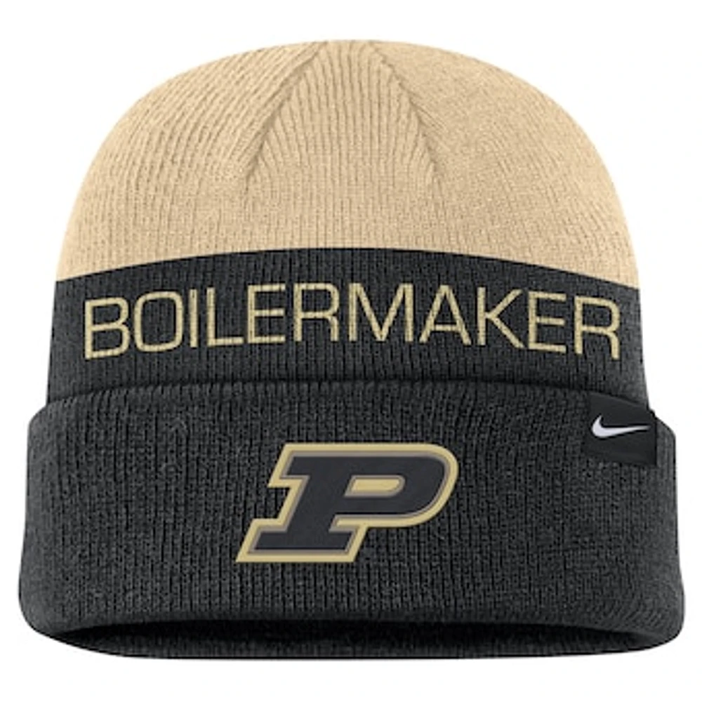 Men's Nike Black Purdue Boilermakers Terra Cuffed Knit Hat