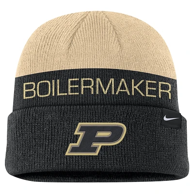 Men's Nike Black Purdue Boilermakers Terra Cuffed Knit Hat