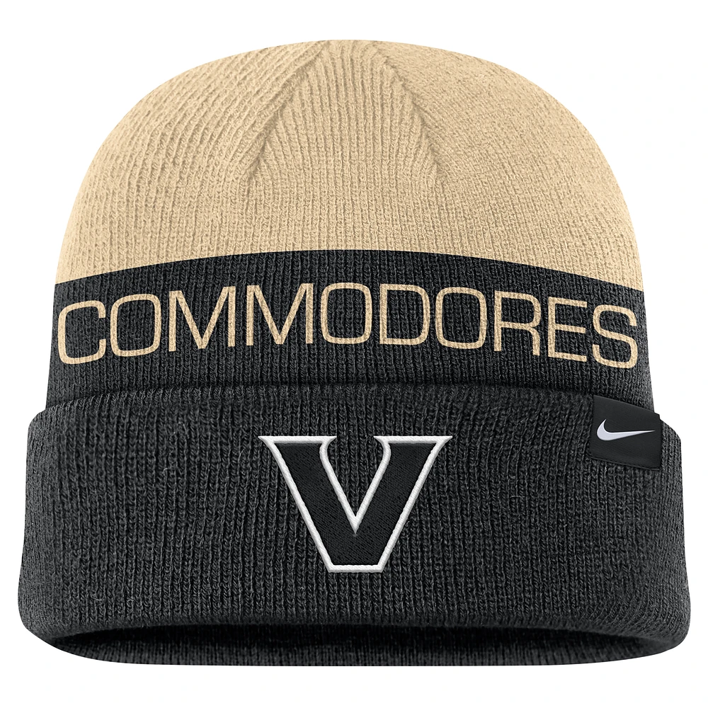 Men's Nike Black Vanderbilt Commodores Terra Cuffed Knit Hat