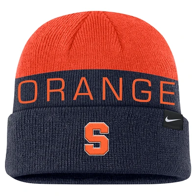 Men's Nike Navy Syracuse Orange Terra Cuffed Knit Hat