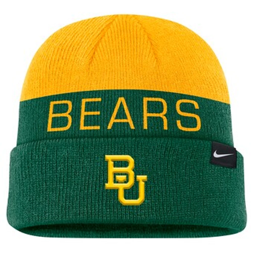 Men's Nike Green Baylor Bears Terra Cuffed Knit Hat