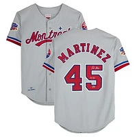 Pedro Martinez Montreal Expos Autographed Gray Mitchell & Ness 1997 Authentic Jersey with "CY 97" Inscription