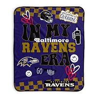 Pegasus   Baltimore Ravens 50" x 60" In My Era Fleece Blanket
