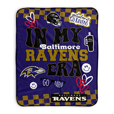 Pegasus   Baltimore Ravens 50" x 60" In My Era Fleece Blanket