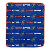 Pegasus Florida Gators 60" x 72" Repeat Logo Wordmark Ultra Soft Blanket