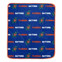 Pegasus Florida Gators 60" x 72" Repeat Logo Wordmark Ultra Soft Blanket
