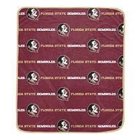 Pegasus Florida State Seminoles 60" x 72" Repeat Logo Wordmark Ultra Soft Blanket