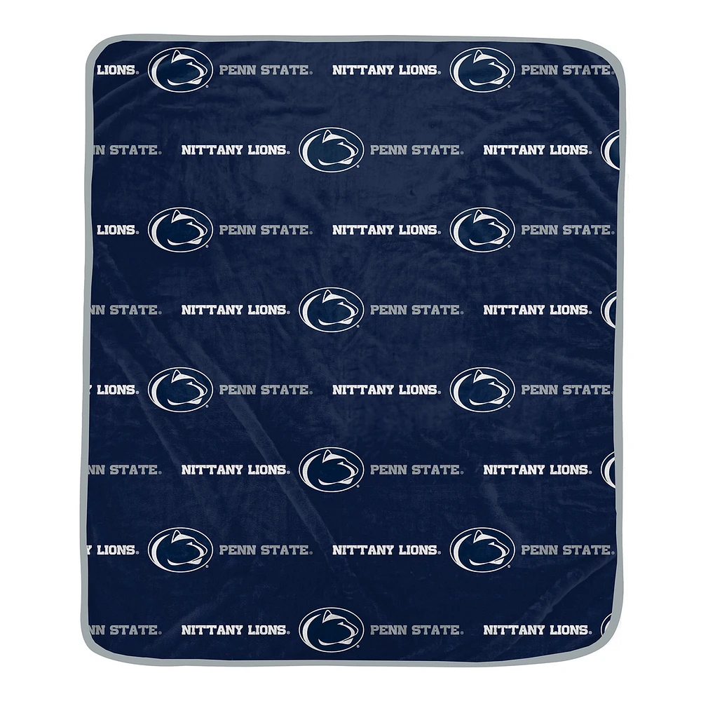 Pegasus Penn State Nittany Lions 60" x 72" Repeat Logo Wordmark Ultra Soft Blanket