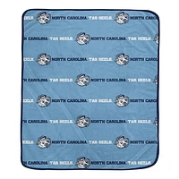 Pegasus North Carolina Tar Heels 60" x 72" Repeat Logo Wordmark Ultra Soft Blanket