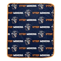 Pegasus UTEP Miners 60" x 72" Repeat Logo Wordmark Ultra Soft Blanket