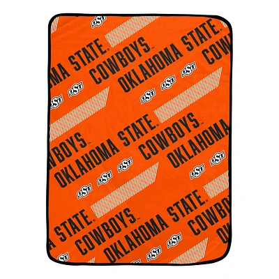 Pegasus Oklahoma State Cowboys 60" x 72" Slanted Half-Stripe Wordmark Ultra Soft Blanket