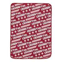Pegasus Alabama Crimson Tide 60" x 72" Slanted Half-Stripe Wordmark Ultra Soft Blanket