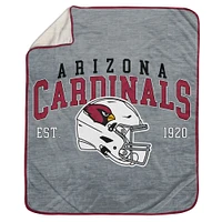 Pegasus Arizona Cardinals 50" x 60" Arch Block Ultra Cozy Sweatshirt Blanket