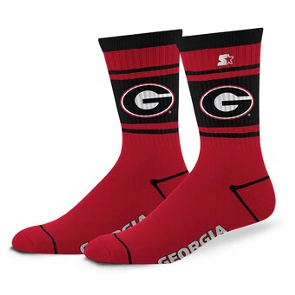 Unisex Starter Georgia Bulldogs Billboard Crew Socks