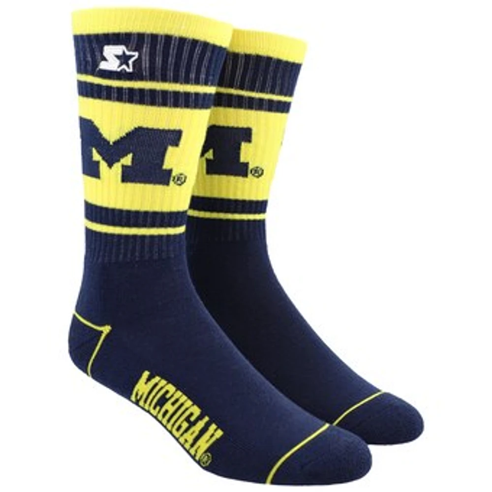 Unisex Starter Michigan Wolverines Billboard Crew Socks