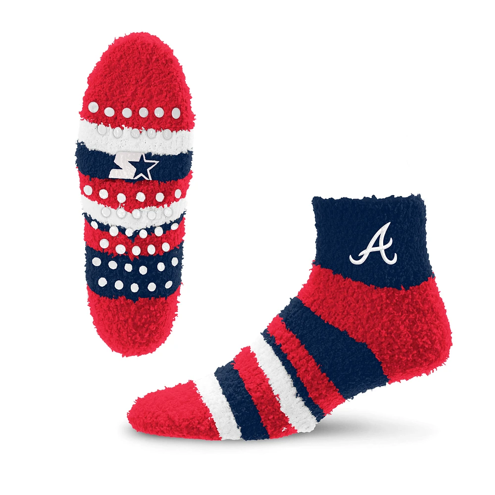 Unisex Starter Atlanta Braves Cozy Stripe Socks