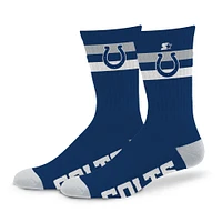 Unisex Starter Indianapolis Colts Team Color Two-Stripe Crew Socks