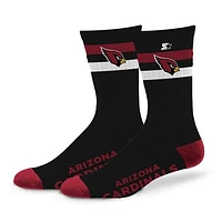 Unisex Starter Arizona Cardinals Team Color Two-Stripe Crew Socks