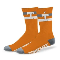 Unisex Starter Tennessee Volunteers Team Color Two-Stripe Crew Socks