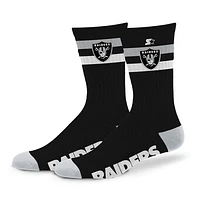 Unisex Starter Las Vegas Raiders Team Color Two-Stripe Crew Socks