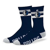 Unisex Starter Dallas Mavericks Team Color Two-Stripe Crew Socks