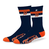 Unisex Starter Detroit Tigers Team Color Two-Stripe Crew Socks