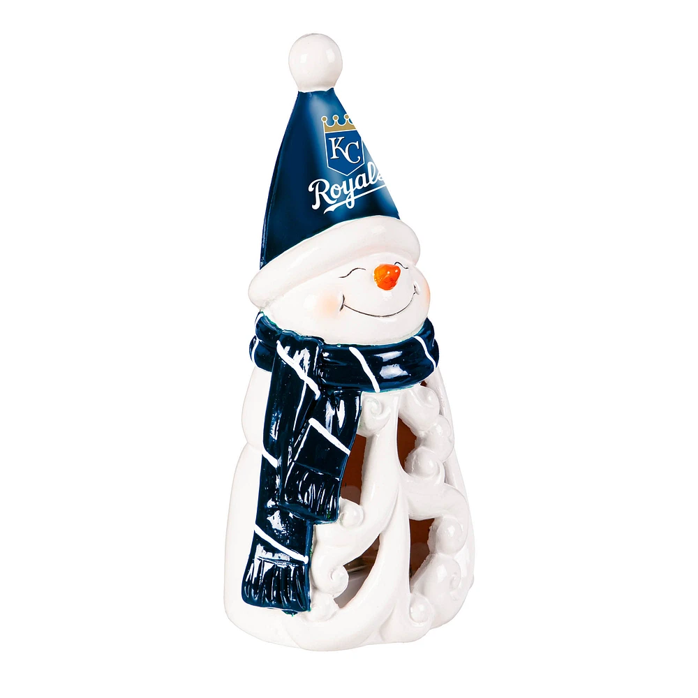Kansas City Royals LED 8" Snowman Lit Garden Statue