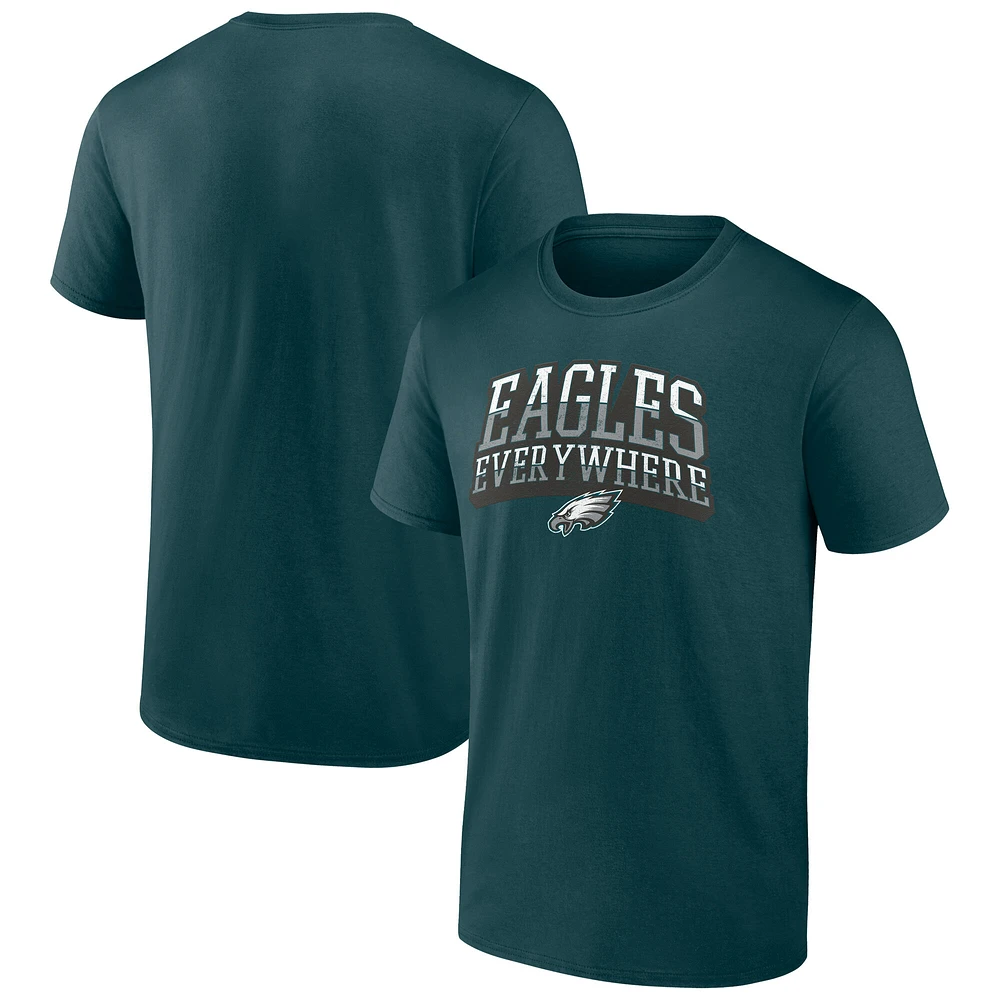 Men's Fanatics  Midnight Green Philadelphia Eagles Everywhere T-Shirt