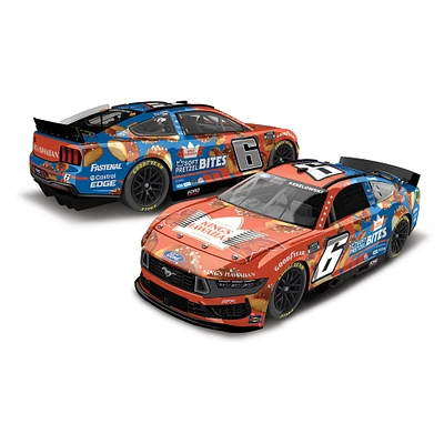 Action Racing Brad Keselowski 2024 #6 King's Hawaiian Soft Pretzel Bites 1:24 Regular Paint Die-Cast Ford Mustang