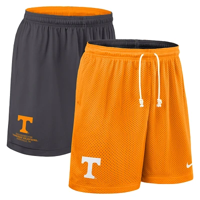 Men's Nike Tennessee Orange/Charcoal Volunteers 2025 Sideline Reversible Performance Shorts