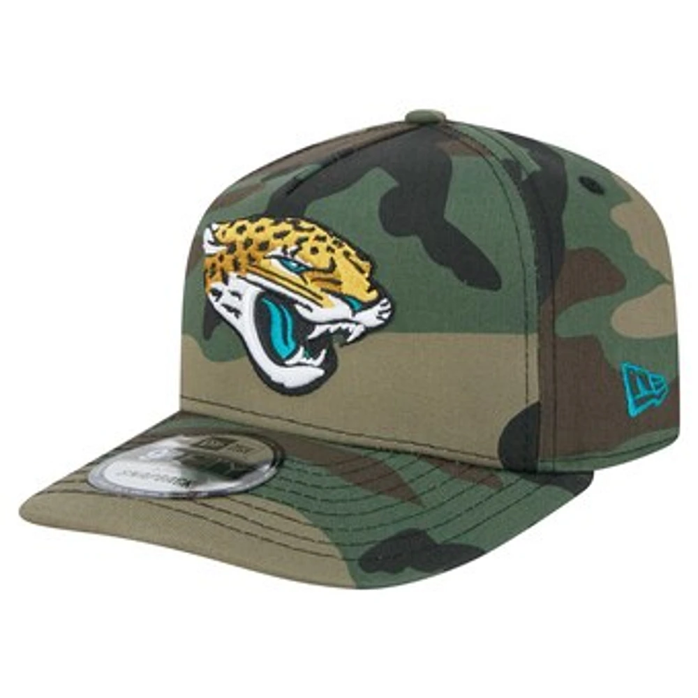 Men's New Era Camo Jacksonville Jaguars Woodsy 9FIFTY Snapback Hat