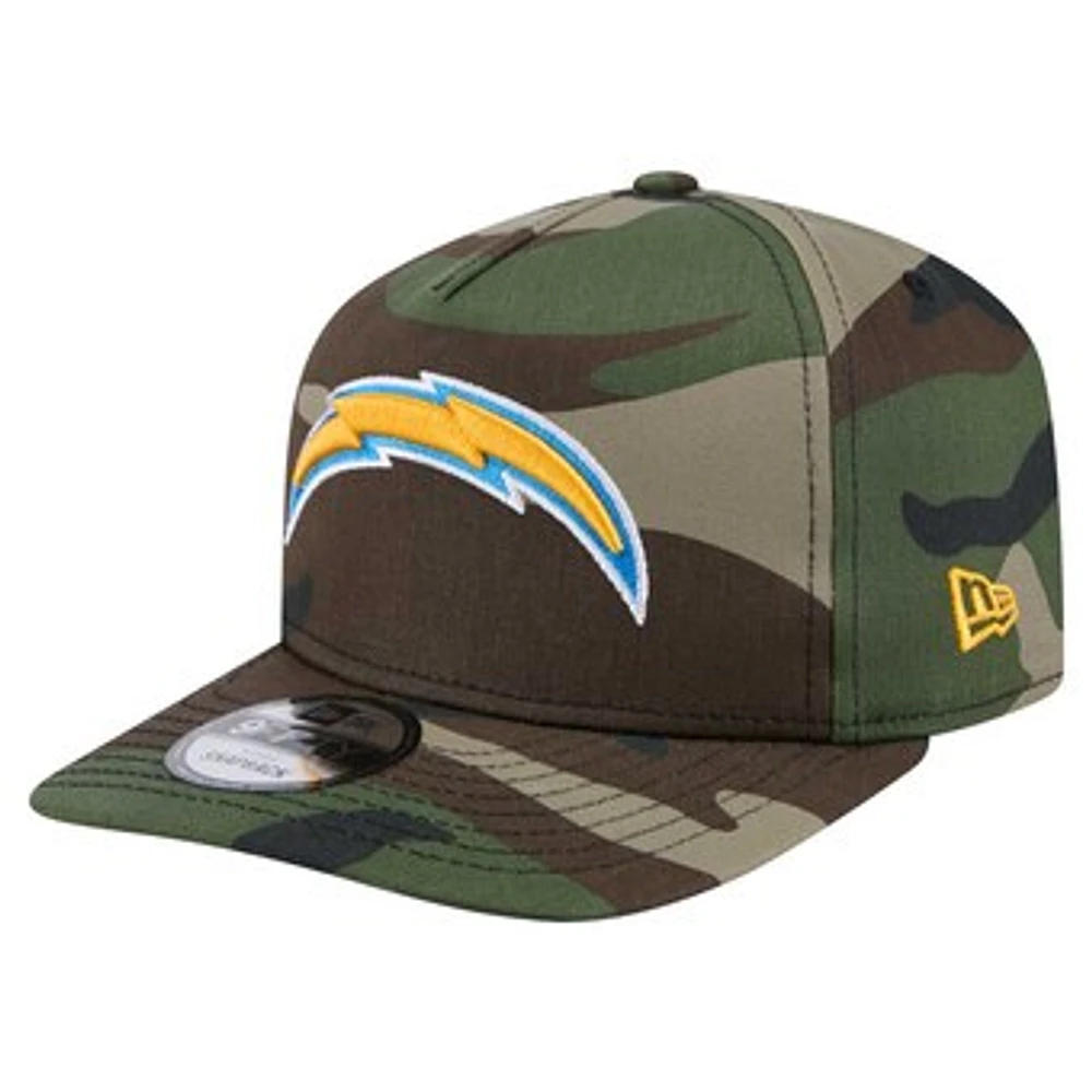 Men's New Era Camo Los Angeles Chargers Woodsy 9FIFTY Snapback Hat