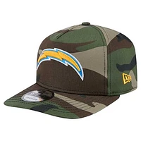 Men's New Era Camo Los Angeles Chargers Woodsy 9FIFTY Snapback Hat