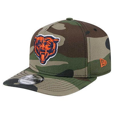 Men's New Era Camo Chicago Bears Woodsy 9FIFTY Snapback Hat