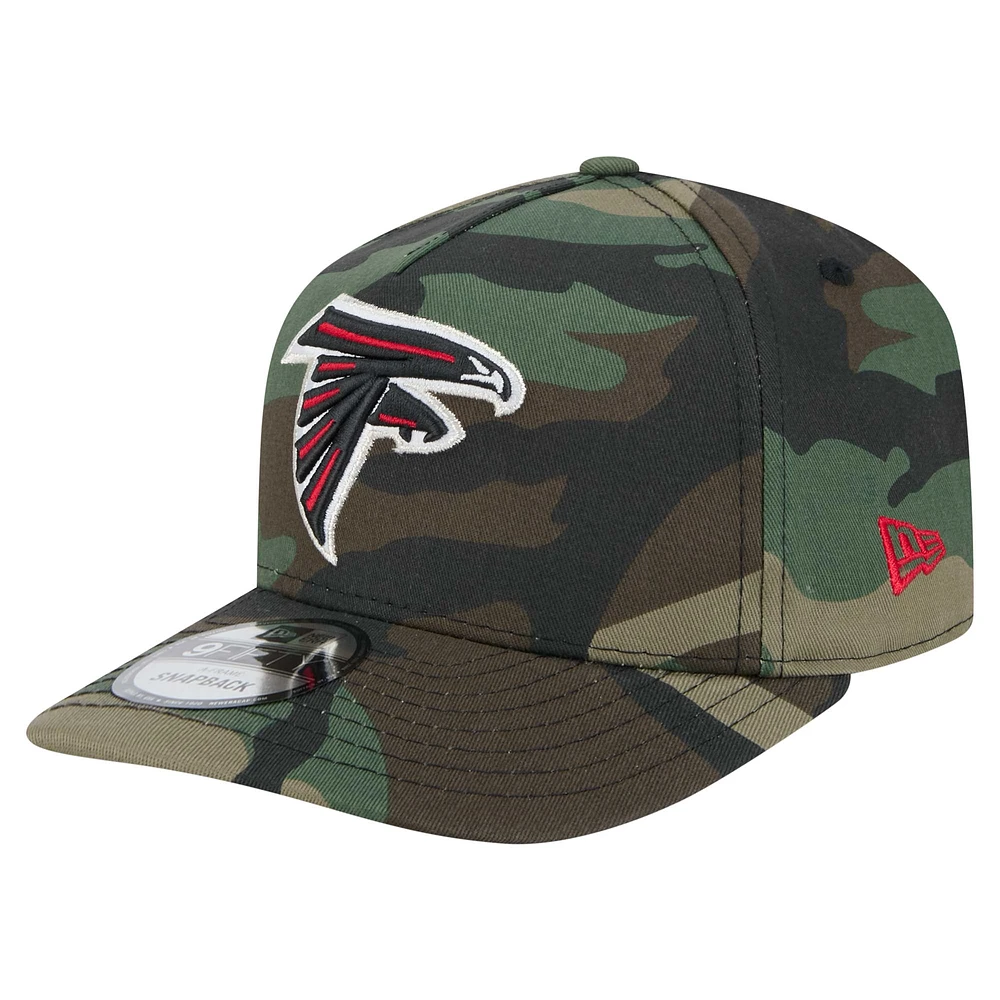 Men's New Era Camo Atlanta Falcons Woodsy 9FIFTY Snapback Hat