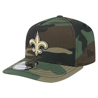 Men's New Era Camo New Orleans Saints Woodsy 9FIFTY Snapback Hat