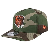 Men's New Era Camo Cleveland Browns Woodsy 9FIFTY Snapback Hat