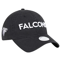 Women's New Era Black Atlanta Falcons Cece 9TWENTY Adjustable Hat