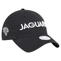 Women's New Era Black Jacksonville Jaguars Cece 9TWENTY Adjustable Hat