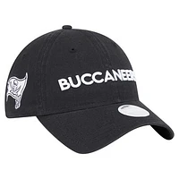 Women's New Era Black Tampa Bay Buccaneers Cece 9TWENTY Adjustable Hat