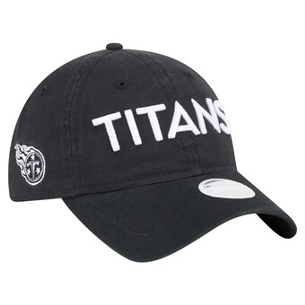 Women's New Era Black Tennessee Titans Cece 9TWENTY Adjustable Hat