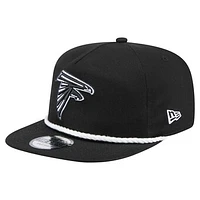 Men's New Era Black Atlanta Falcons B-Dub Golfer Snapback Hat